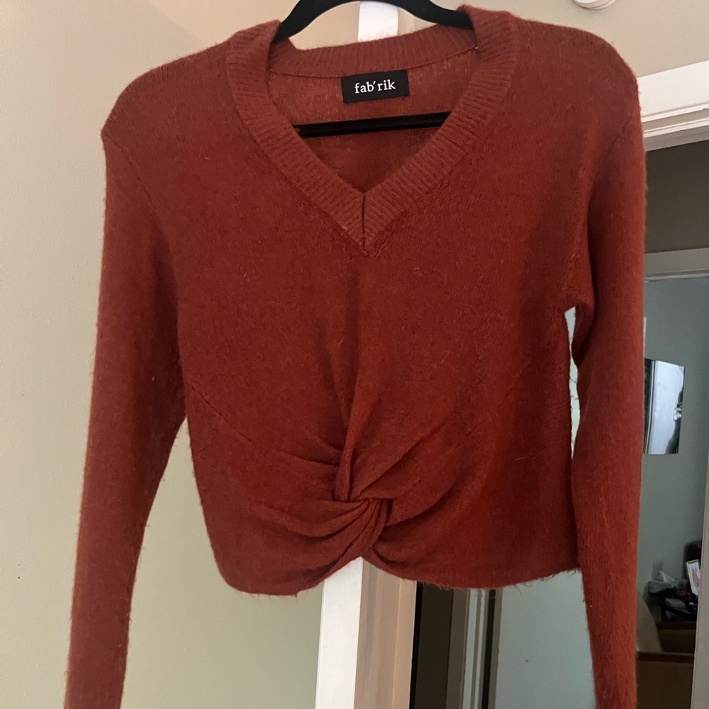 Fabrik Burnt Orange crop top